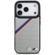 BMW M Tricolor Metal Logo MagSafe Phone Case Cover iPhone 17 Pro - Gray