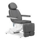 Electric Cosmetic Chair Sillon Classic 3 Motors With Cradle Pedi Grey