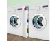 Multi-Level Rolling Storage Cart for Bathroom and Kitchen, White