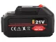 Cordless Chainsaw 1200W 31cm, 2x 21V 3Ah Batteries, Black/Red
