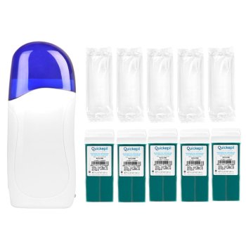 Complete Roll-On Waxing Kit Single 5.5 with Heater and Azulene Wax