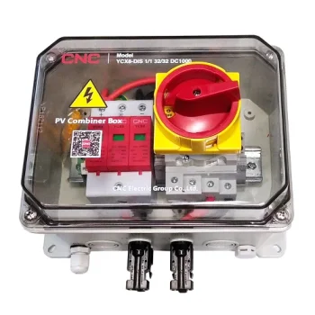 PV Combiner Box DC 1 In 1 Out 1000V IP66
