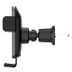 Wozinsky WEDZ-3Y8S clamp car holder with 15W inductive charger phone on the air vent - black