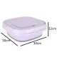 Portable Foldable Top Loading Washing Machine with Spin Function, 8 L, Lilac