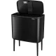Brabantia Bo Touch Bin Waste Bin, 36L, Black