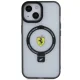 Ferrari Ring Stand MagSafe dėklas iPhone 15 Plus / 14 Plus, skaidrus