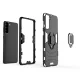 Ring Armor Hybrid Case for Samsung Galaxy S22+ (S22 Plus), Black
