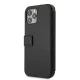 Apple iPhone 12 / 12 Pro 6.1\" US Polo Embroidery Collection Book Case Cover (USFLBKP12MPUGFLBK), Black
