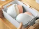 Laikymo dėžutė su rankenomis 18x25 cm, balta