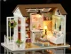 Wooden Dollhouse / DIY Living Room Model with LED 8008-A, 20.6cm
