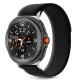 Tech-Protect Nylon Stripe Strap for Samsung Galaxy Watch 40/44/46mm - Black & Orange
