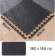 Puzzle Exercise Mat with Edges 60x60 cm, 9 Pieces