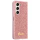 Guess Samsung Galaxy Z Fold 5 Case Glitter Script, Pink