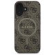 Guess 4G Ring Classic Logo MagSafe Case for iPhone 16 - Brown