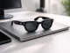 Smart AI Glasses with Full HD Camera and Voice Translator, Black