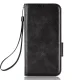 Google Pixel 5 Triangle Pattern Flip Case Wallet Cover, Black