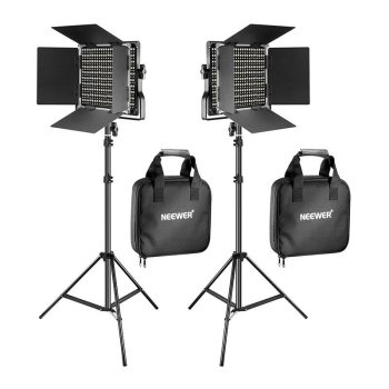 Neewer 660 Bi Color LED Studio Lighting Kit, 2x 40W 3200-5600K