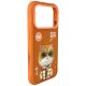 Nimmy Cool&Cute 2.0 Cat Phone Case Cover iPhone 17 Pro Max - Orange