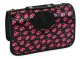 Large Pet Carrier Bag for Dogs and Cats, Black with Paws