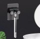 Self-Adhesive Razor Holder and Wall Hook AG807, Black