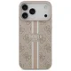 Guess 4G Printed Stripes MagSafe Case for iPhone 17 Pro Max, Pink