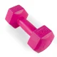 4FIZJO Bituminous Exercise Dumbbells 2 x 1 kg, Pink