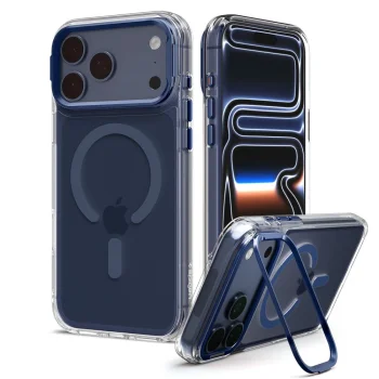 Spigen Ultra Hybrid Optik S MagSafe dėklas iPhone 18 / 17 Pro Max, mėlynas