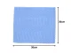 Microfiber Cleaning Cloths Set, 5 Pcs, Multicolor, 30 x 30 cm
