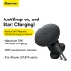 Baseus CW01 Magnetic Car Phone Holder with 15W Wireless Charger, Black