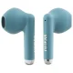 Guess Printed Classic Logo TWS Bluetooth Headphones, Turquoise