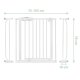 Nukido 718000 Child Safety Gate, 75-105 cm, White