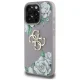 Guess iPhone 16 Pro Max Case Grained Roses Big 4G Logo, Purple