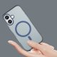 Magnetic Abrasive iPhone 17 Case with MagSafe Support, Matte Blue