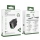 Dual Port USB Charger Acefast A78 GaN PD 20W Black