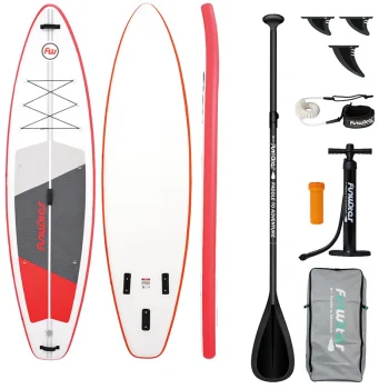 Inflatable SUP Paddleboard FunWater SUPFW69C 335cm Red-White
