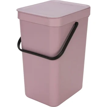 Brabantia Sort & Go Waste Bin 12L, Lilac Pink