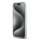 DKNY iPhone 15 / 14 / 13 Case Liquid Glitter Big Logo, White