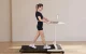 DeerRun Q1 Plus Under Desk Treadmill Pink - Ultra Slim Walking Pad 1-8 km/h