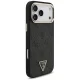 Guess 4G Triangle Logo MagSafe case for iPhone 18 Pro Max and 17 Pro Max, black and gold