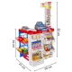 Iso Trade Toy Supermarket with Shopping Cart and Accessories