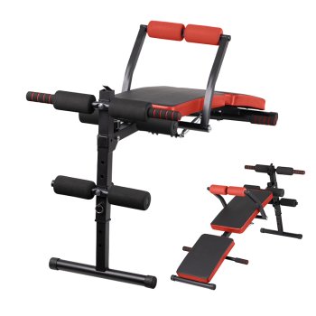 Trenažieru Sols 07 Melns Un Sarkans | Exercise Bench Black And Red