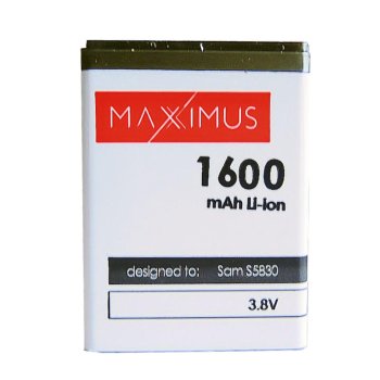 Maxximus Battery for Samsung Galaxy Ace S5830 1600mAh