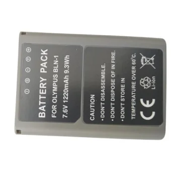 Extra Digital Battery for Olympus PS-BLN1, 1220mAh