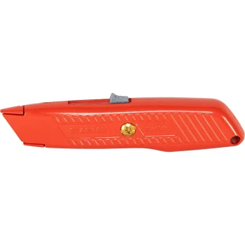 Stanley 99E Safety Knife with Automatic Blade Retraction, Red