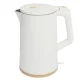Cordless Electric Kettle 1.7L 1500W with 360° Rotating Base, White