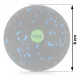 Neo-Sport NS-965 EPP Massage and Fitness Ball 8 cm, Black/Blue