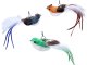 Interactive Cat Toy with Suction Cup, Feather Bird Teaser Wand