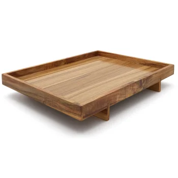 Bredemeijer Wazuka Serving Tray, Acacia Wood, 40 x 30 x 6.2 cm (174007)