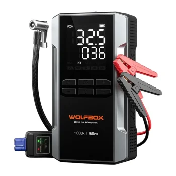 WOLFBOX MegaVolt 24 Air Jump Starter with Air Compressor 24,000 mAh 4,000 A