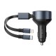 Car Charger Vention FFOB0 60W USB-C Lightning